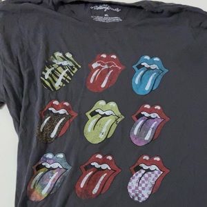 3 TOPS : Rolling Stones Shirt  - 2 Oversized tees & 1 Tanktop